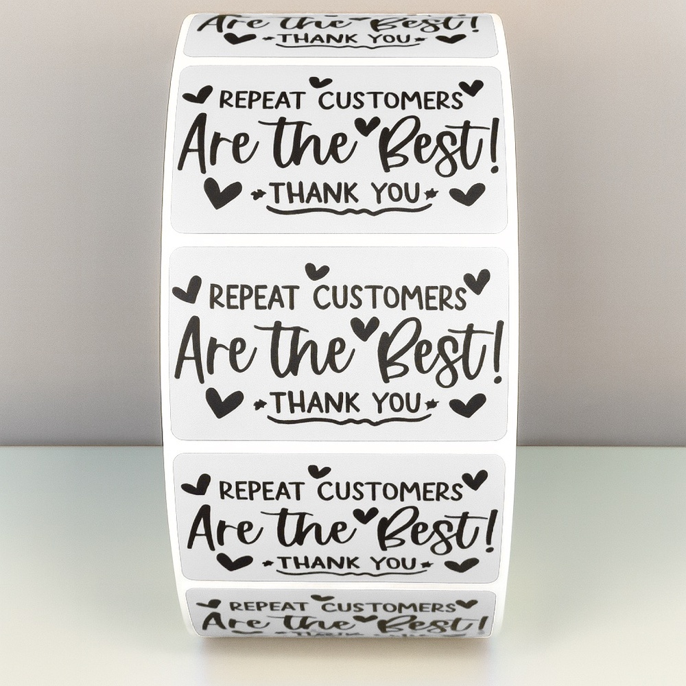 Repeat Customers Are the Best Stickers – Thank You Labels for Small Business - Picture 11 of 11